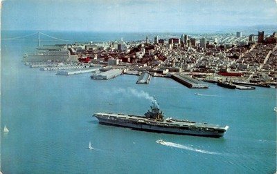 San Francisco, Bay, Port, City, Berkeley, California, Bluxome St. Postcard