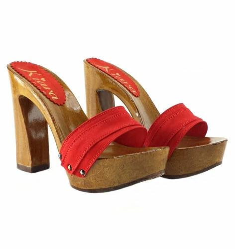 Scarpe da donna blocchetti rossi da 37 scarpa eu