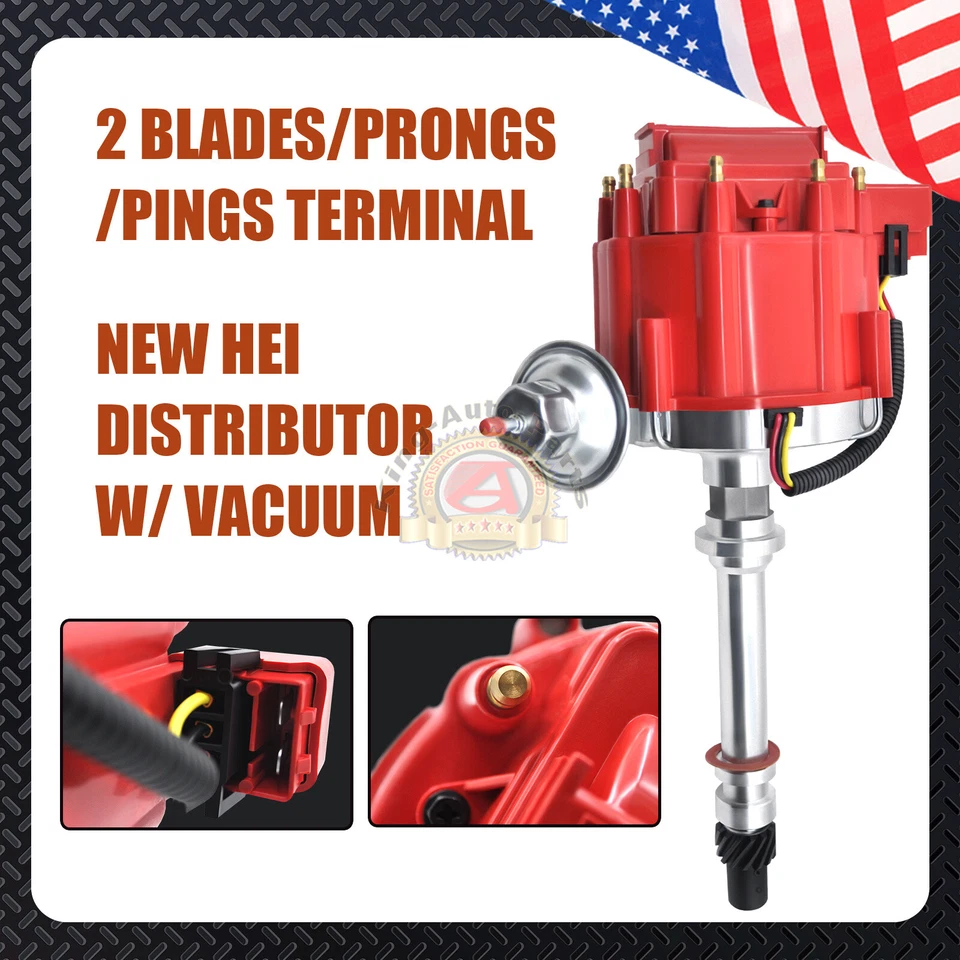 Chevy BBC 350 454 HEI Distributor Wires Ignition Combo Kit for 5.7L GM08 Foto 2 de 4