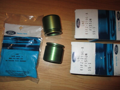 2 NOS 1981-1983 Ford Escort Lynx EXP LN7 Disc Brake Caliper Piston E1FZ2196A 