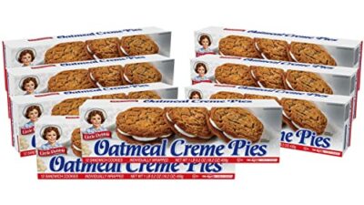 Oatmeal Creme Pies 96 Individually Wrapped Sandwich Cookies 8 Boxes