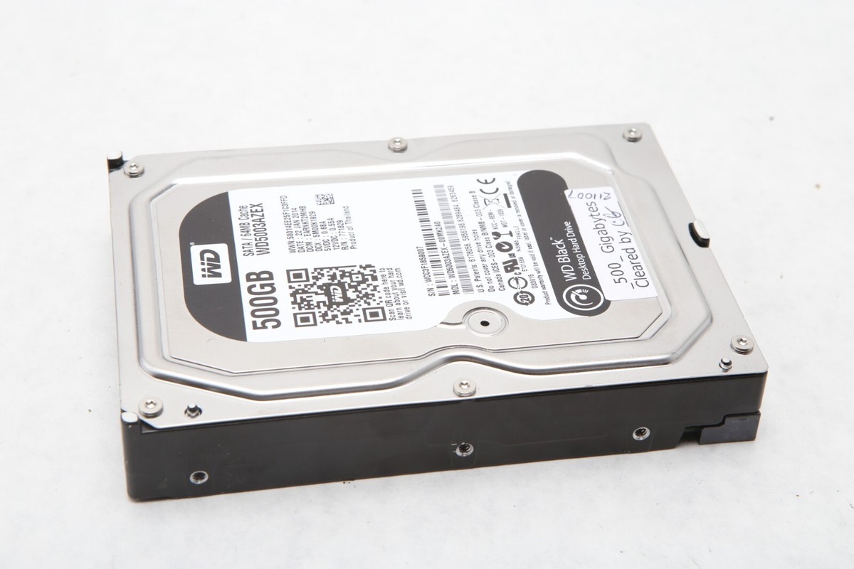 Western Digital WD5003AZEX 500GB 7.2K RPM SATA 3.5'' Hard