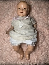 Hard to find Vintage 1930s Baby Shirley Temple Composition Doll 15 Marked 