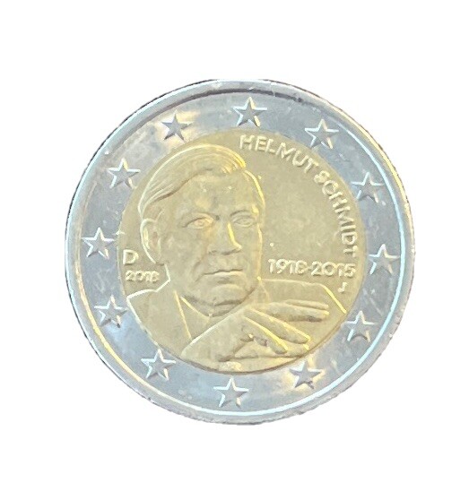 2 Euro Münze Helmut Schmidt 1918-2015 | eBay.de