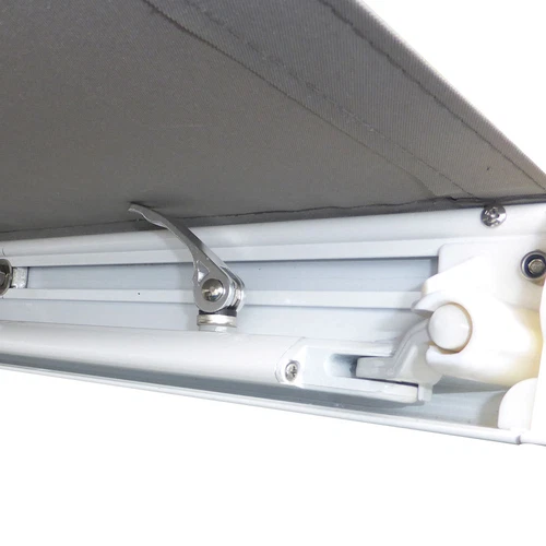 White Caravan Awning Roll Out 3.0m x 2.5m NEW Italian Designed Aluminium Wareda - Picture 5 of 12