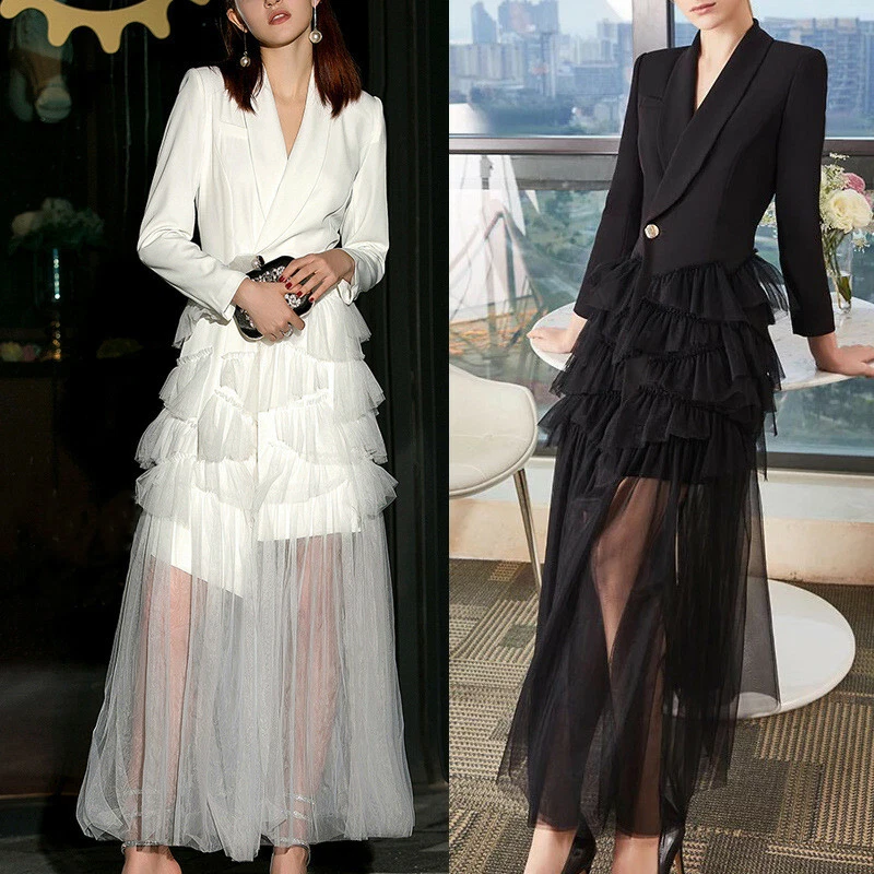 Cady Blazer-like Long Dress - Dresses - Zuhair Murad