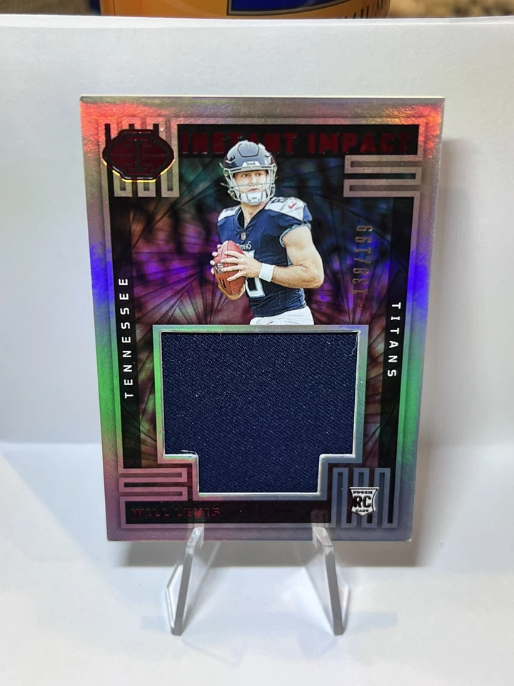 2023 Panini Illusions Instant Impact Red#II-WLS Will Levis /199 (MEM, RC) Titans - Image 4 of 4
