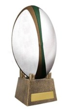 Rugby NRL Aussie Rules Ball Display Holder Trophy Stand made from Resin
