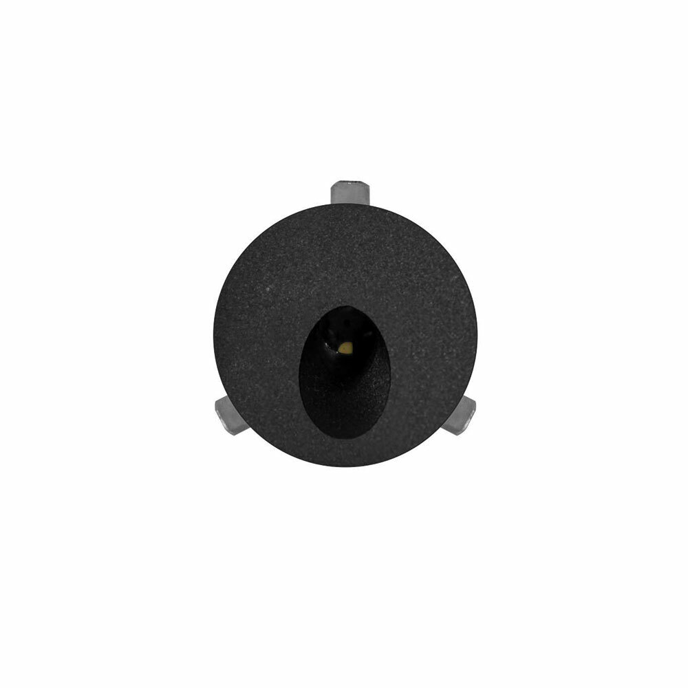 Faretto da Incasso Polo Nero 2W 90lm | Design Segnapasso LED Beneito