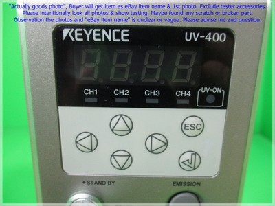 Keyence UV-400, UV-LED Illuminator Without LED Lamp & Cable as
