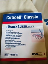 CUTICELL Classic Salbenkompresse Wundgaze 10x10 cm 10 St OVP -MD-12-2026