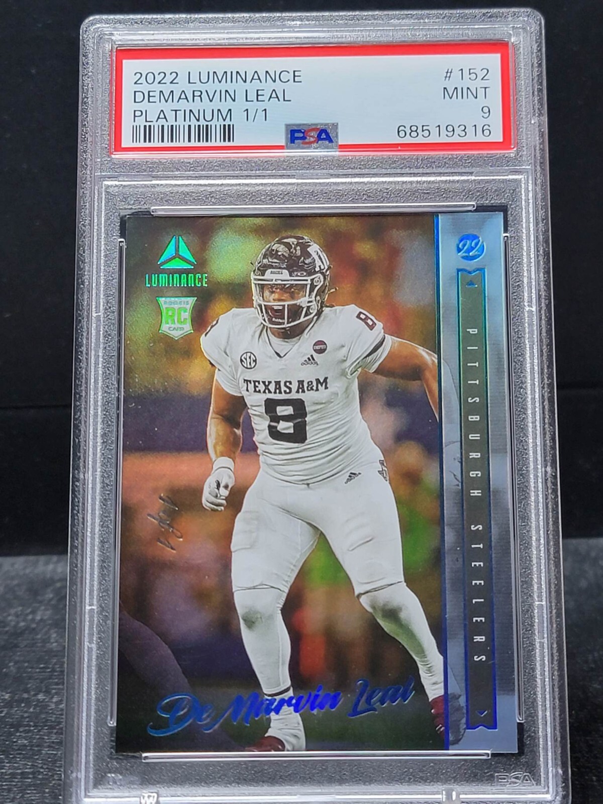 DeMarvin Leal Panini Luminance #152 Platinum 1/1