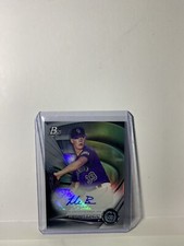 2022 Bowman Platinum Top Prospects #TOP-36 McCade Brown Auto Colorado Rockies