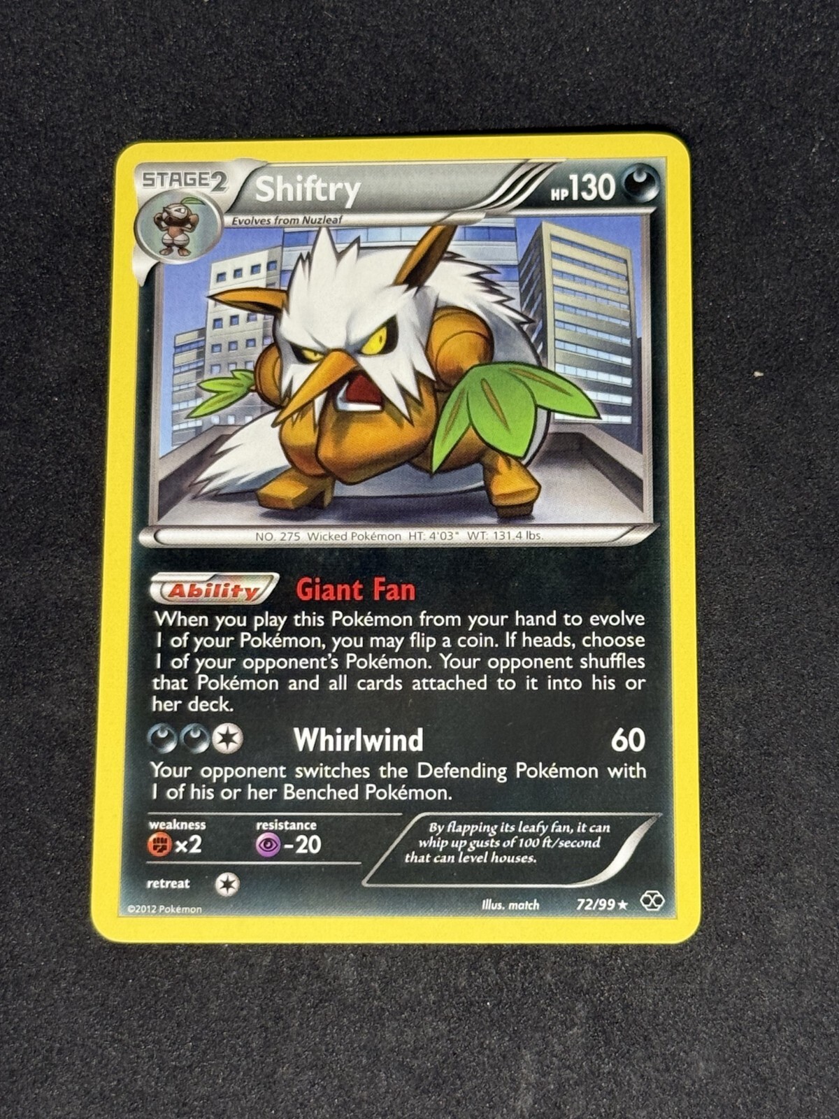NM Shiftry 72/99 Next Destinies Regular