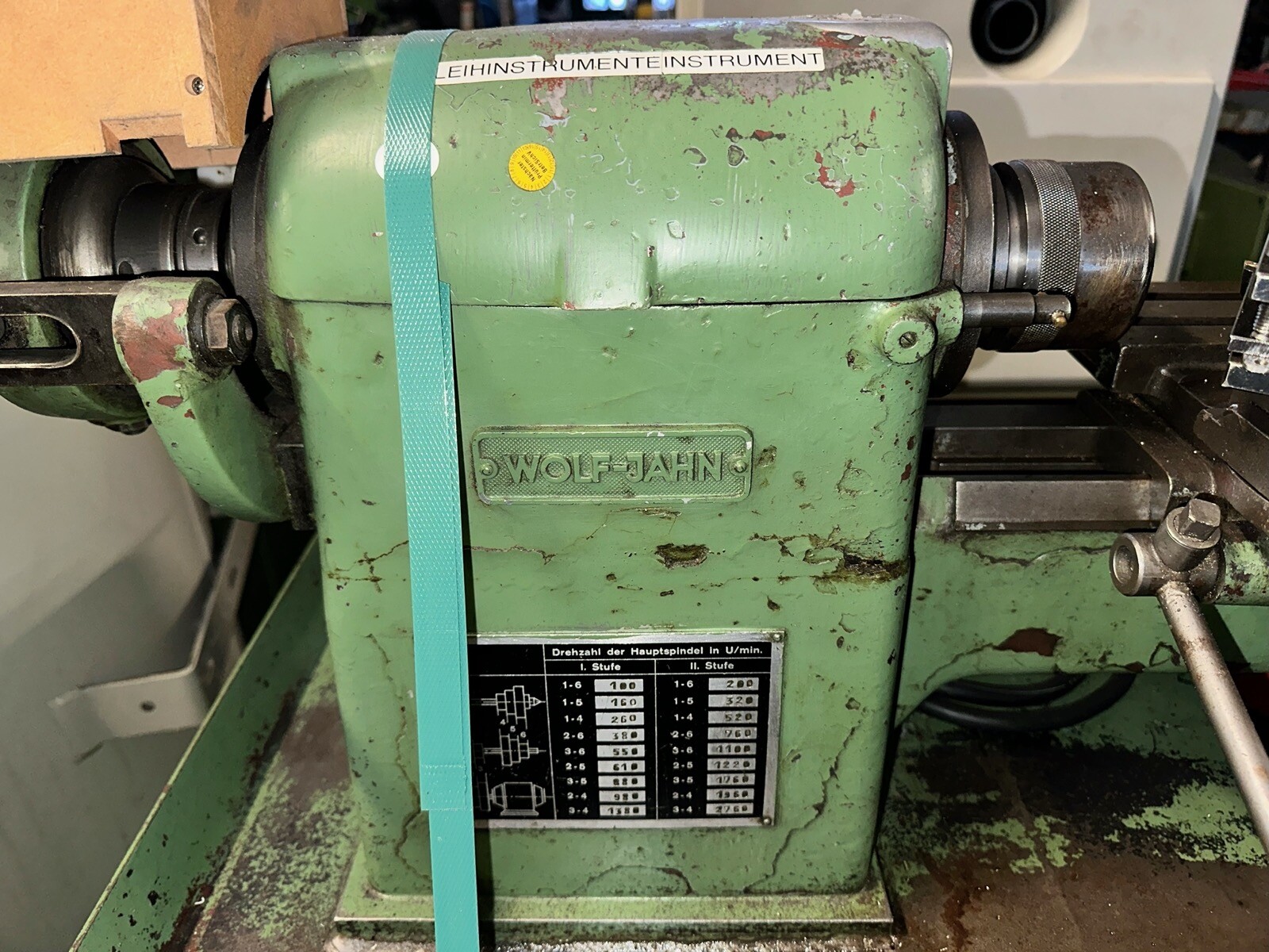 Kleine Präzissions Drehmaschine Wolf Jahn DS85 – Bild 2