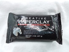 CREATIVE PAPERCLAY NATURAL WHITE 8 OUNCE PACKAGE SCULPTURE MODEL ARTS CRAFTS