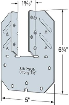 Simpson Strong-Tie HM9KT Seismic And Hurricane Tie With Screws 20 Pack