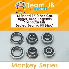 RJ Speed 1/10 Pan Car, Digger, Drag, Legends, Sprint Car Kits-6 Pcs Bearings Kit