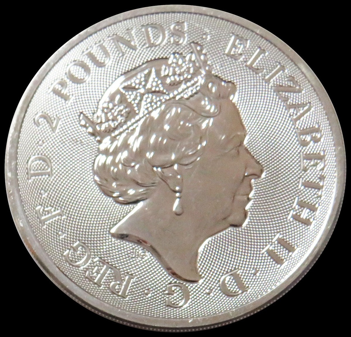 2/20 雄大様　① 2021 SILVER GREAT BRITAIN 2 POUNDS ST GEORGE SLAYING DRAGON