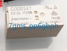 2 PCS NEW EZ-SS-112DM GOODSKY Relay 12VDC 6-pin 16A