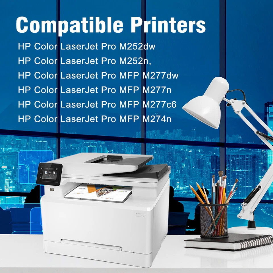 4x XXL Toner für HP 201X Color LaserJet Pro MFP M277dw M277n M274n M252dw M252n - Bild 2 von 4