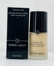 GIORGIO ARMANI #3 Luminous Silk Perfect Glow Flawless Foundation -1oz (NIB)