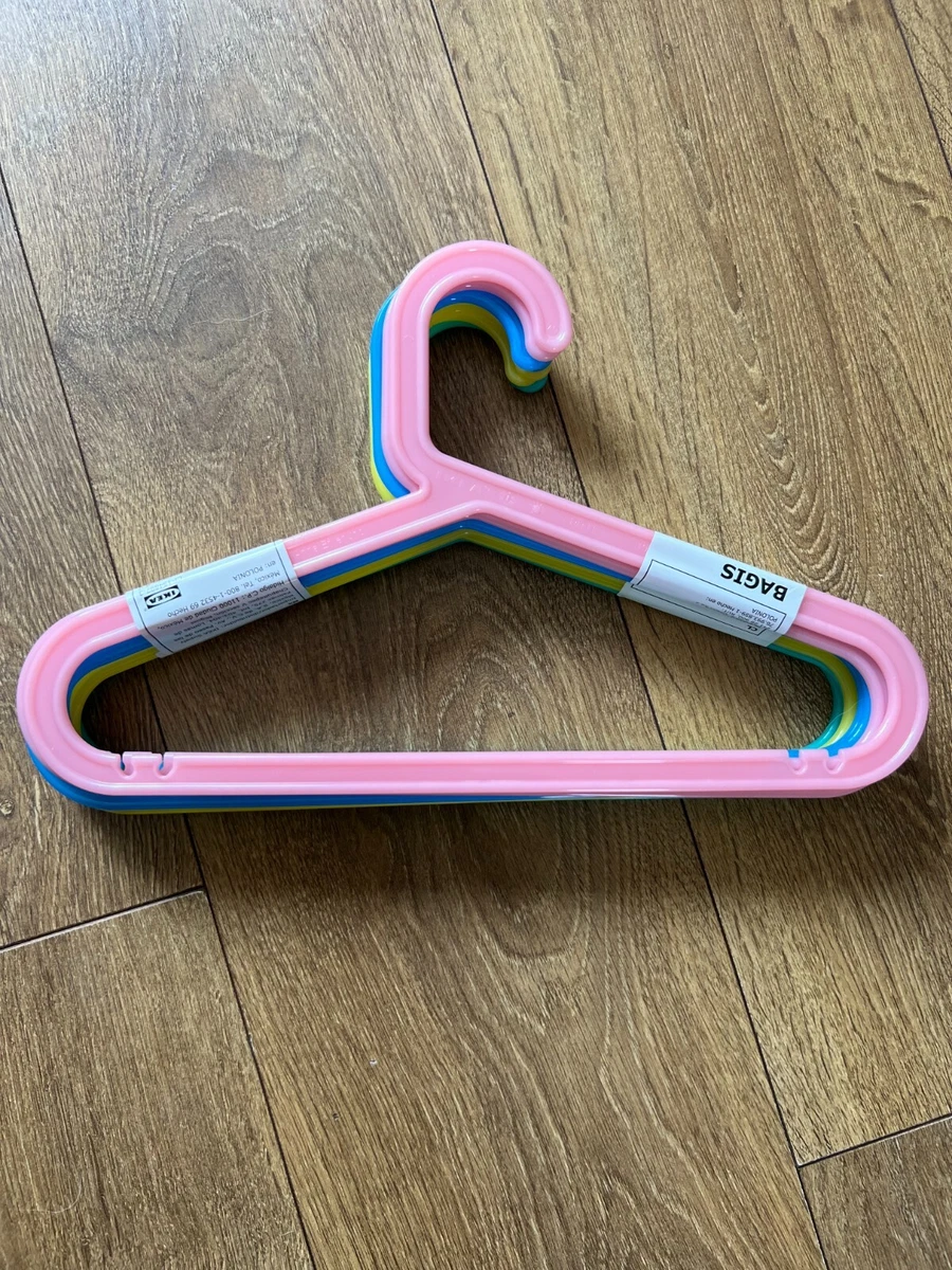 BAGIS Children's coat-hanger, mixed colors - IKEA