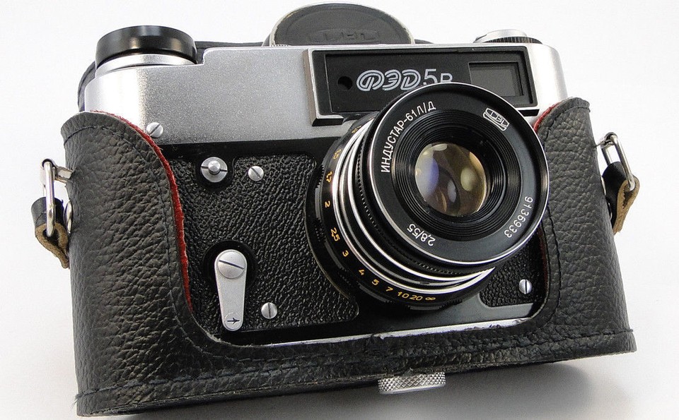 ⭐NEW⭐ 1992! FED-5B 5 USSR Rangefinder 35mm Camera INDUSTAR-61 LD 2.8/55 ...