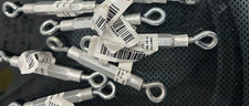 6-pack lot National Hardware Zinc-Plated Eye  Eye Turnbuckle 3/16 x 5-1/2"