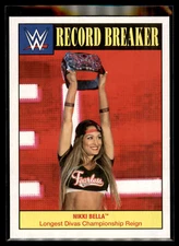 2016 Topps Heritage WWE Wrestling Record Breakers #13 Nikki Bella