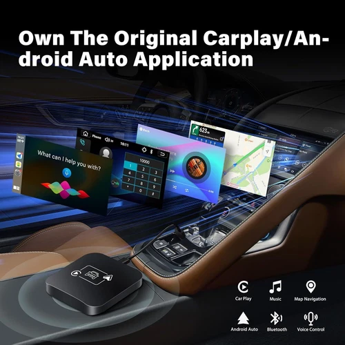 Wireless CarPlay Adapter USB Dongle For iPhone Apple Wireless Carplay Plug &Play - Picture 3 of 12