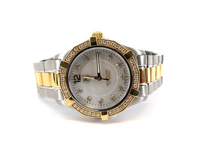 Tag Heuer WAF1350 18KT & Stainless-Steel Ladies Diamond Bezel/Face Watch