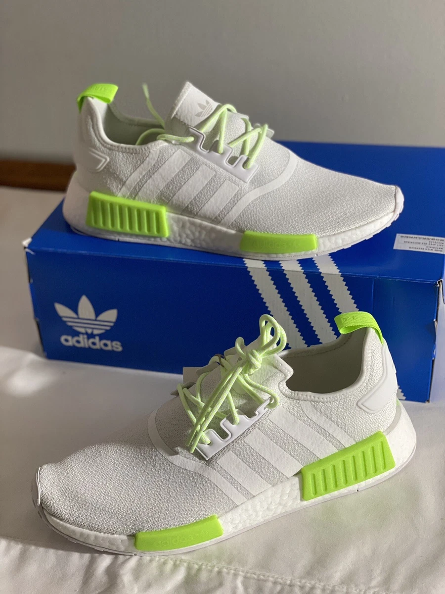 Mens Size - NEW! adidas NMD R1 White Solar Green 2022 eBay