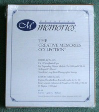 Creative Memories 8x10 White Scrapbook Refill Pages Open Package 