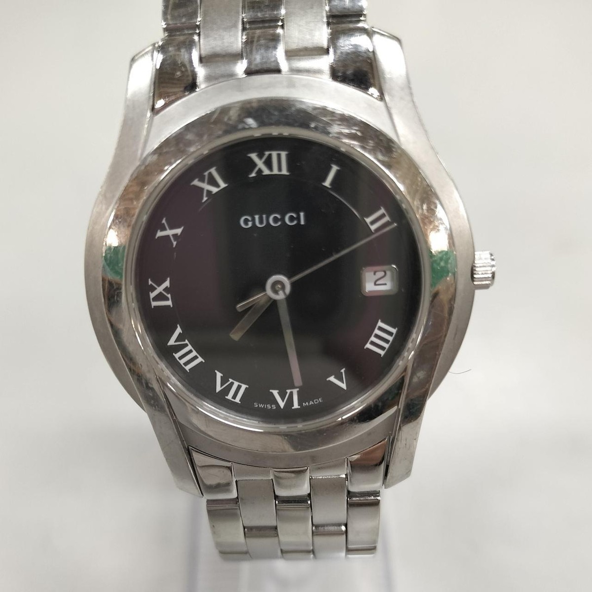 GUCCI Watches 5500M blackDial Stainless Steel Quartz Analog  display picture 1