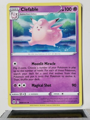 clefable holographic pokemon card value Pokemon Sword and Shield Go Spark #85/78 Rainbow Foil Trading Card –  Rotterdam Comics main image 0