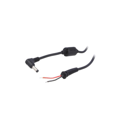 AK-SC-04 Kabel Kabel,DC 4,8/1,7 Stecker gerade 0,5mm2 schwarz 1,2m AKYGA