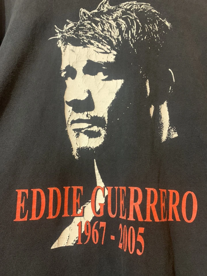 Винтажная футболка Eddie Guerrero WWE Wrestling Viva La Raza 1967-2005 размер 2XL - Изображение 2 из 4