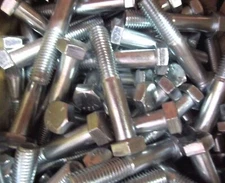 5/8-11 X 3 Hex Head Cap Screws Grade 5 Zinc Plated 25 Pieces