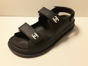 chanel slip on sandals
