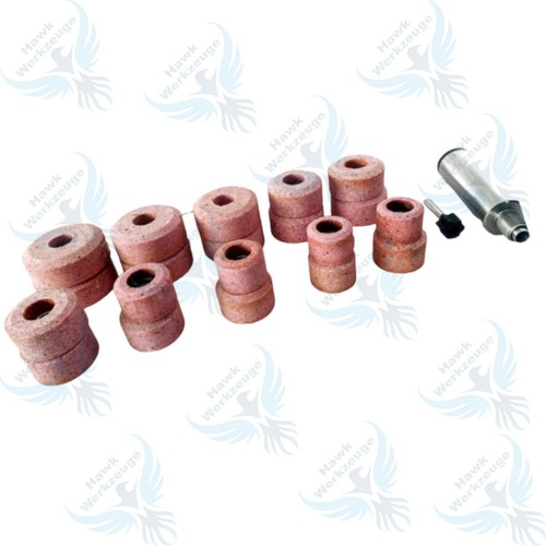 Sioux Valve Seat Pink Grinding Wheels 20 Pcs Set Stone Holder Star