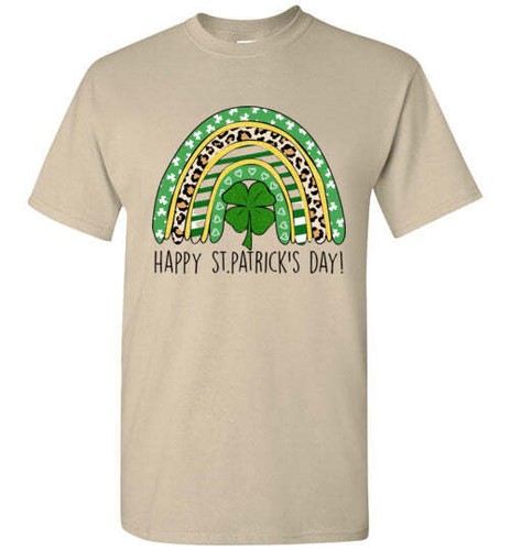 St Patrick's Day Irish Rainbow grafisches T-Shirt Top T-Shirt - Bild 23 von 24