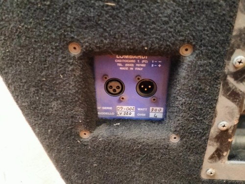 Monitor Passivo Lombardi LV220T 500w– Diffusore da Palco Professionale - Foto 2 di 3