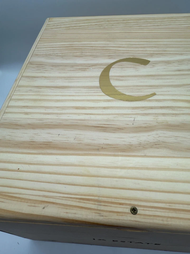 Colgin IX Estate 2007 vino tinto Napa Valley caja de vino vacía 6 botellas Foto 2 de 4