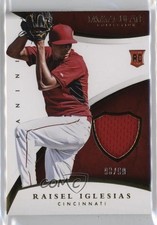 2015 Panini Immaculate Swatches 93/99 Raisel Iglesias #40 0c6