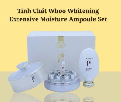 The history of Whoo Gongjinhyang Seol Radiant White Ampoule Set Bright K-Beauty