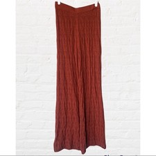 Nwt Anthropologie Flat White Crochet Wide Leg Boho Beach Pants Size XS