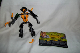 Lego Hero Factory 2183 Stringer 3.0 - Incomplete Figure with Manual