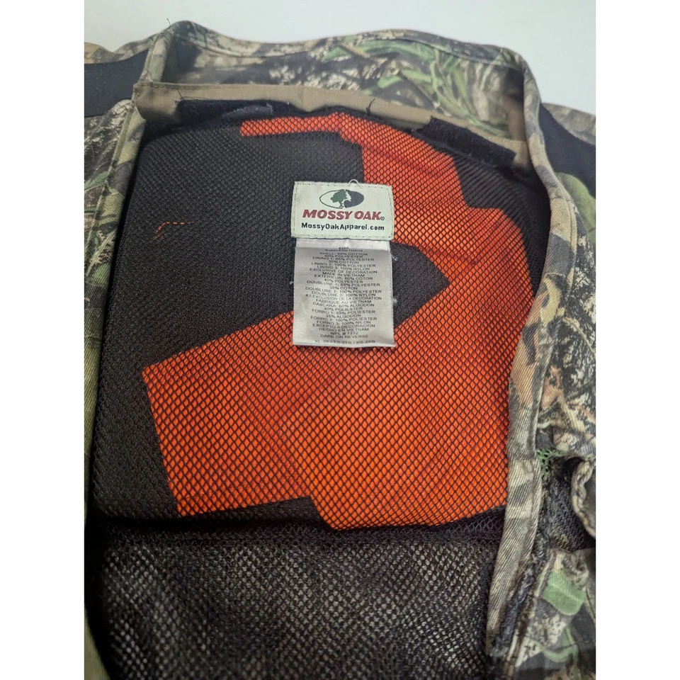 Chaqueta de Caza Mossy Oak Super Elite Híbrida Nueva con Etiquetas Camuflada Malla Bolsillos Utilitarios 2XL Foto 2 de 4