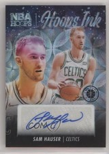 2023 Panini NBA Hoops Premium Stock Ink Prizm 75/75 Sam Hauser #HI-HAU Auto 12ny